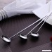 Kitchen Mixing Spoons Stainless Steel Long Handle Spoon for Ice Cream Tea Coffee Smoothies Set of 3 - B01GJ5041E